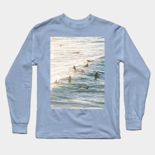 Golden Afternoon Surfers Long Sleeve T-Shirt